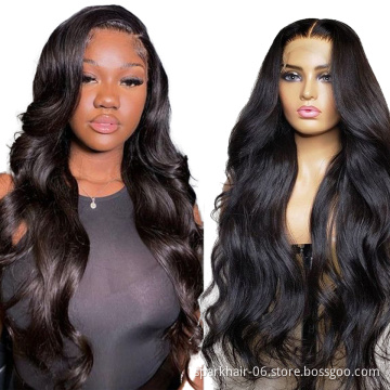 34 36 Long Length Raw Lace Front Wig For Black Women Free Lace Wig Samples Raw Brazilian Cuticle Aligned Hair Lace Closure Wig